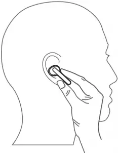 Wearing the Earphones