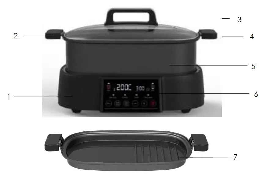 TurboTronic TT-MC6 Multi Cooker 1