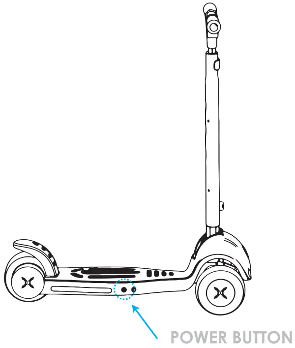 HOVER 1 H1 MFSC Rideables Scooter - Power Button