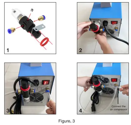 YESWELDER CUT 45DS Air Plasma Cutter - steps