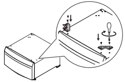 Electrolux E6WHPED4 Pedestal with Drawer - Fig 8