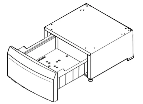 Electrolux E6WHPED4 Pedestal with Drawer
