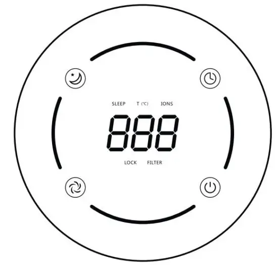 FIG 3 DISPLAY AND TOUCH CONTROL PANEL