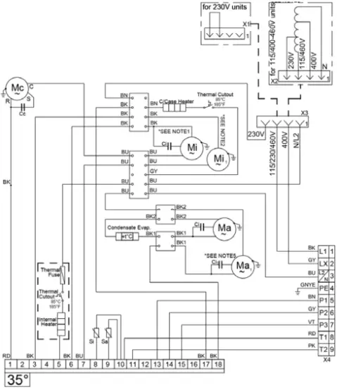 SCE-AC3400B460V - Wiring Diagram