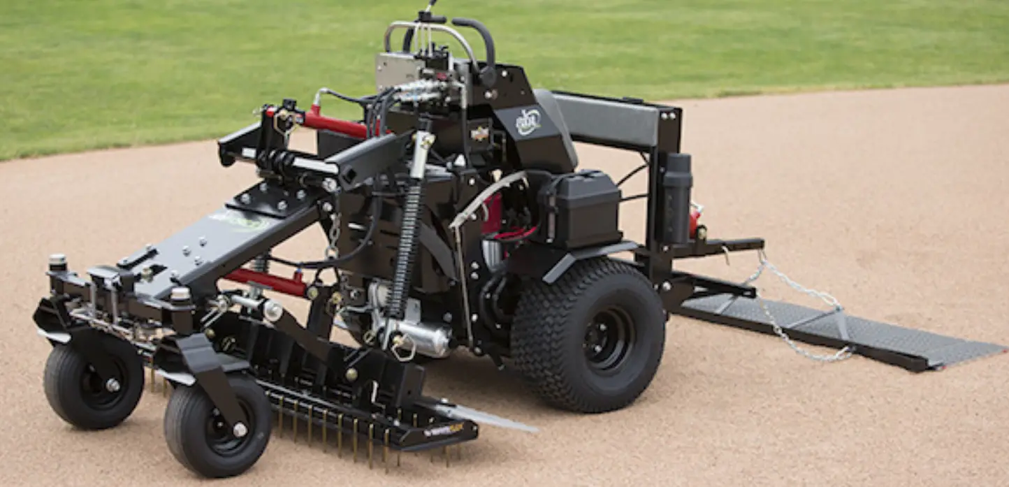 abi FORCE Z-23 Aerator Zero-Turn Infield Groomer and Laser Grader