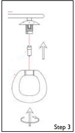 John Lewis Double Glass 5lt Flush CeilingStep 3