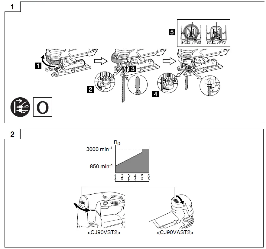 HiKOKI-CJ-90VST2-Electronics-Pendel-Hub-Jigsaw-Saw-fig2