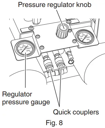 metabo EC 2610EA AIR COMPRESSOR - fig 6