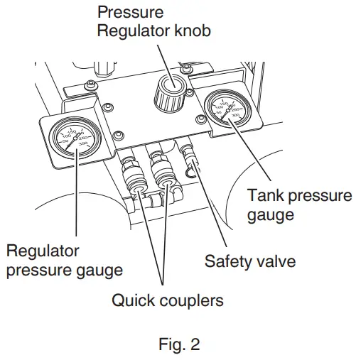 metabo EC 2610EA AIR COMPRESSOR - fig