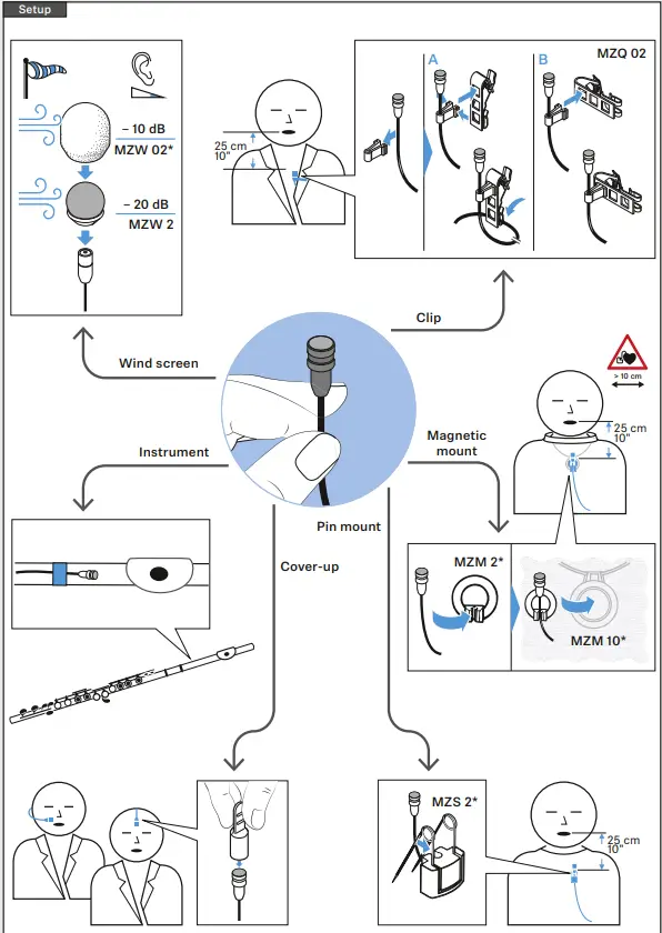 SENNHEISER-MKE 2-Clip-On-Lavalier-Microphone-FIG-3