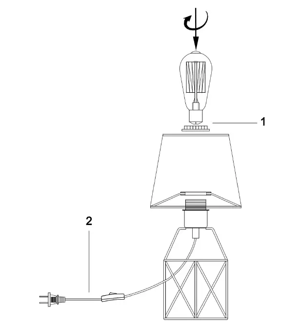 ABITARE Vintage Pendant Light fig 1