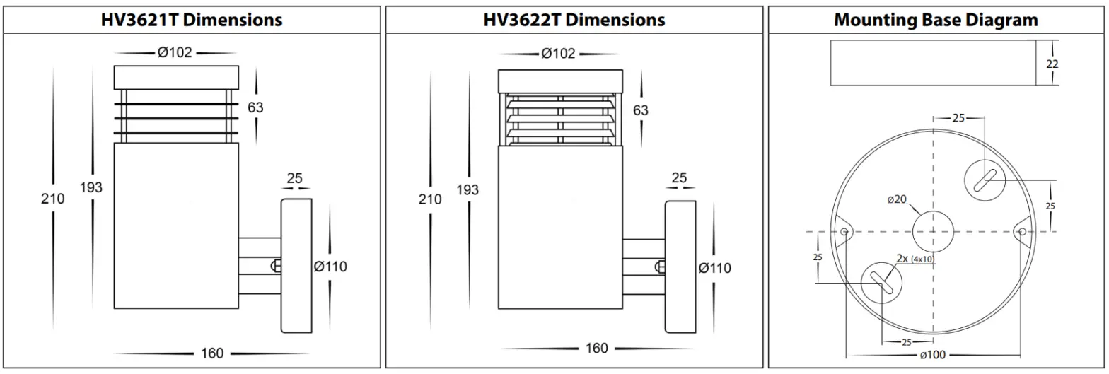 HAVIT HV3621 Mini and Mini Louvre Wall Light - fig
