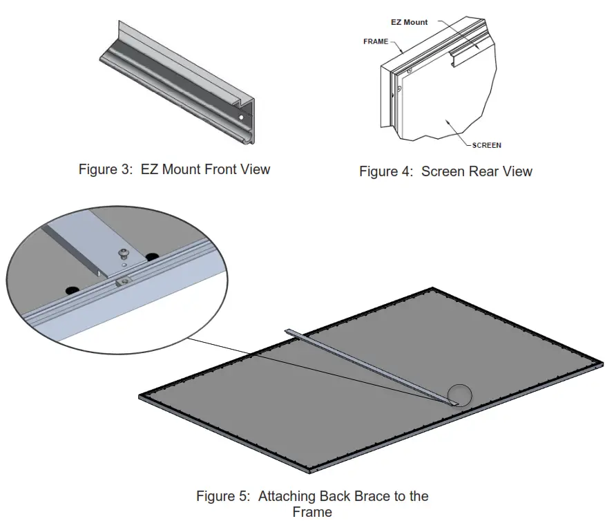 Stewart FILMSCREEN WallScreen 2.5 Fixed Frame - fig2
