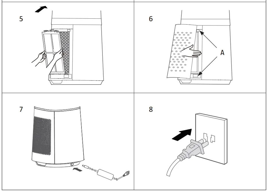 anslut 020511 Bladeless Tower Fan Instruction Manual