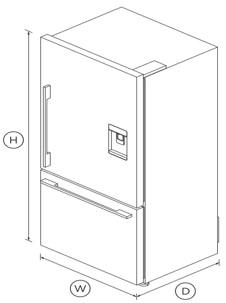 FISHER-PAYKEL-RF170WDRX5N-32-Inch-Freestanding-Refrigerator-Freezer-fig-1