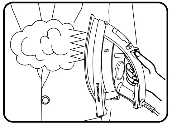 Panasonic NI-W650CS Electric Steam Iron - HOW TO FILL WITH WATER 1