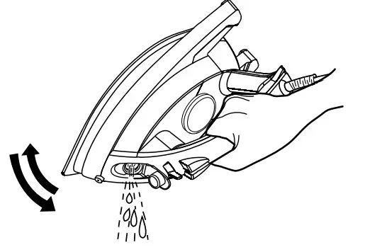 Panasonic NI-W650CS Electric Steam Iron - HOW TO FILL WITH WATER 3