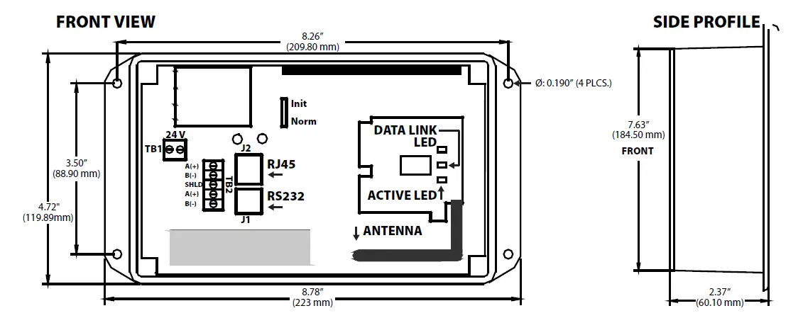 ACI MOD9200LON Network Transceiver FIG 1