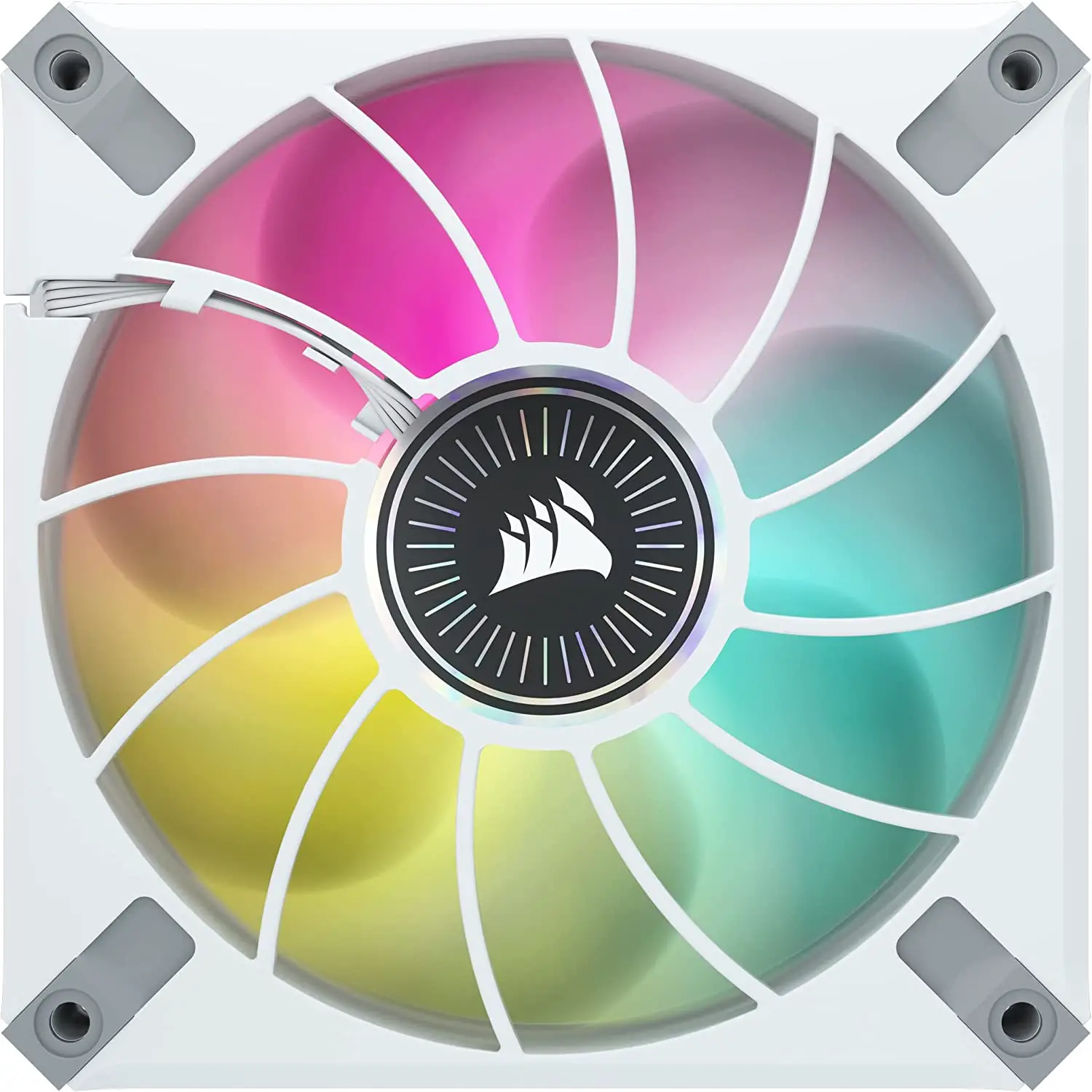 CORSAIR iCUE ML120 RGB Elite White Frame Fan