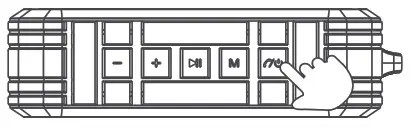 Goodmans 359732 Waterproof Speaker - Bluetooth Device