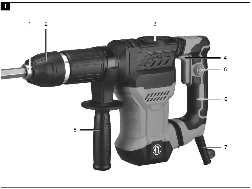 scheppach 5908207901 Drilling Demolition Hammer-1