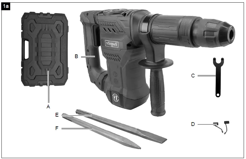 scheppach 5908207901 Drilling Demolition Hammer-2