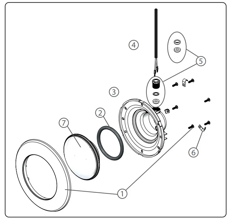 Aqua Sphere PAR56 Underwater Projector - Control 2