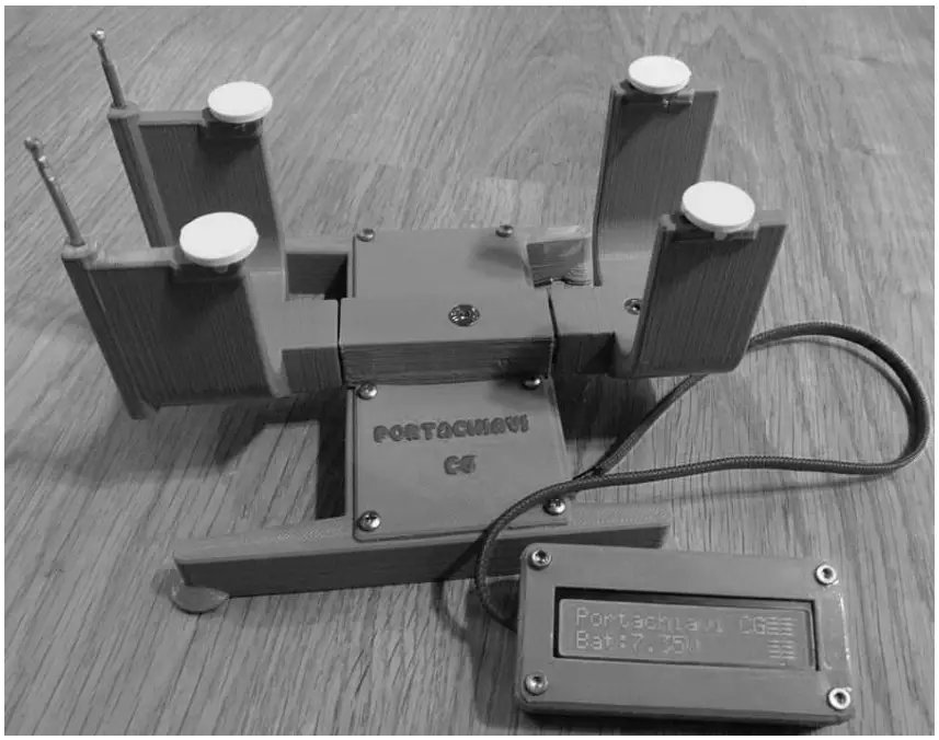 Portachiavi 9784997 Centre Of Gravity Scale