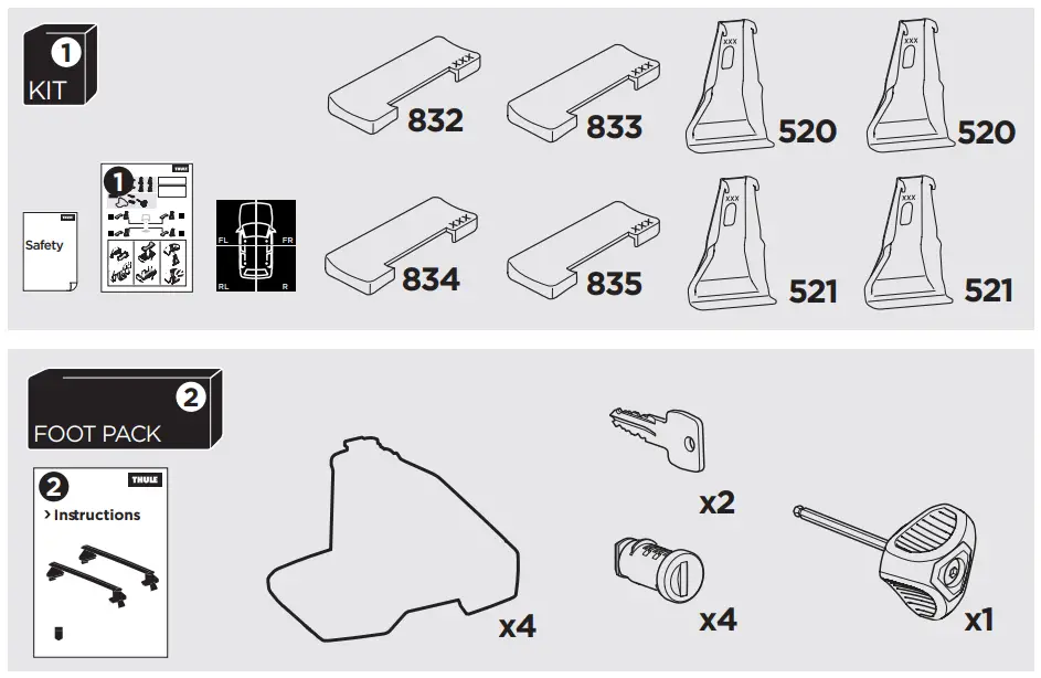THULE Kit 145298 Fixpoint XT-fig2