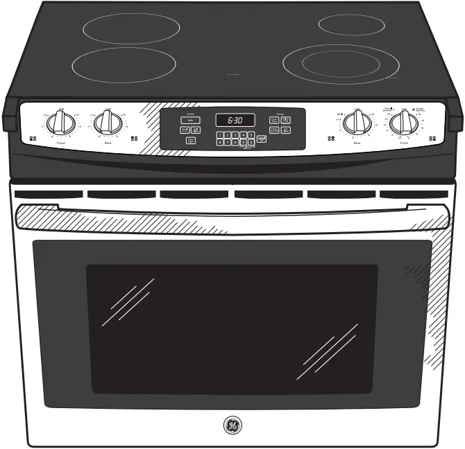 JD630SF 30 Inch Drop In Electric Range