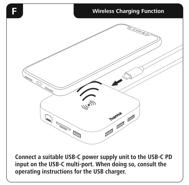 hama 00200134 USB-C Multiport - Figure F