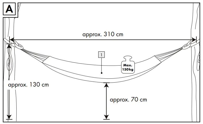 Rocktrail-Hammock-Lying-Area-200-x-100cm-Includes-Storage-Bag-FIG-2