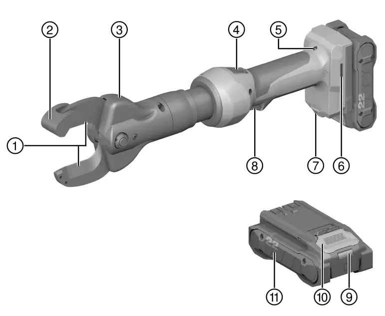 HILTI NCT-53-C-22 Cordless Hydraulic Cutters fig 1