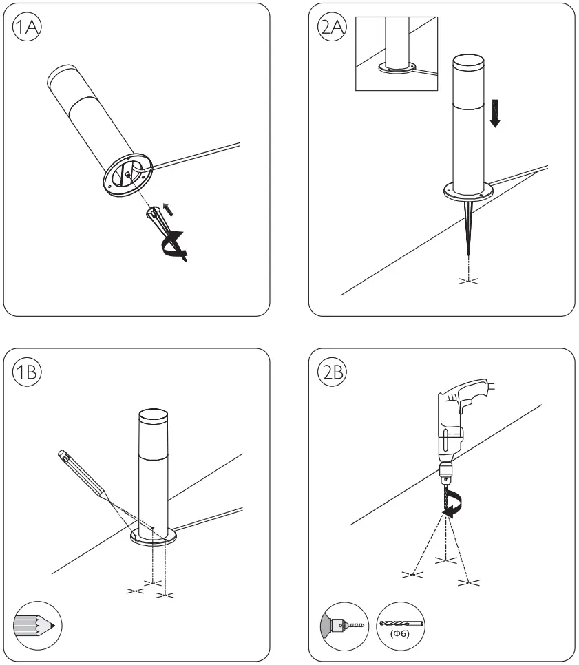 PHILIPS 9290032615 LED Outdoor Low Voltage Pedestal - Figure 2