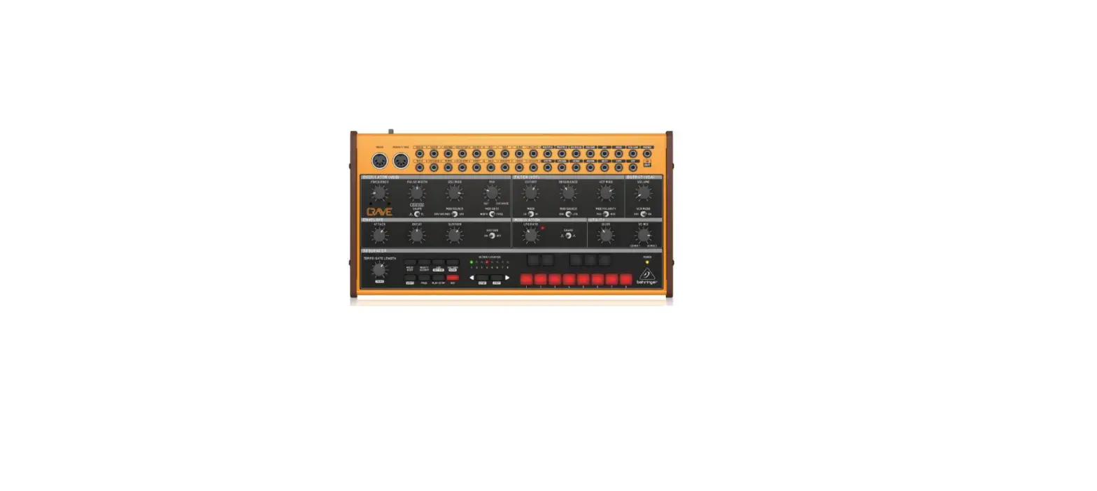 Behringer Crave Analog Semi-modular Synthesizer With 3340 Vco User Guide