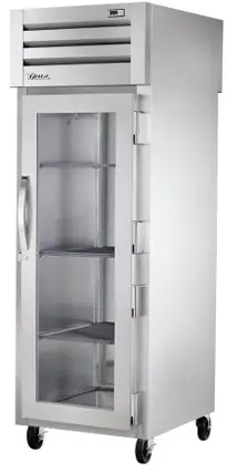 true STR1H-2HS Solid-Door Insulated Reach-In Heated Holding Cabinet