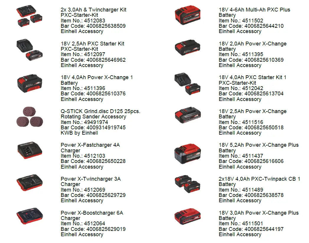 Einhell TE-RS 18 Li-Solo Cordless Rotating Sander 2