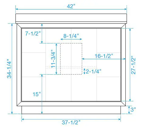WYNDHAM COLLECTION WC-1111-42-SGL Single Bath Vanity Cabinet-12