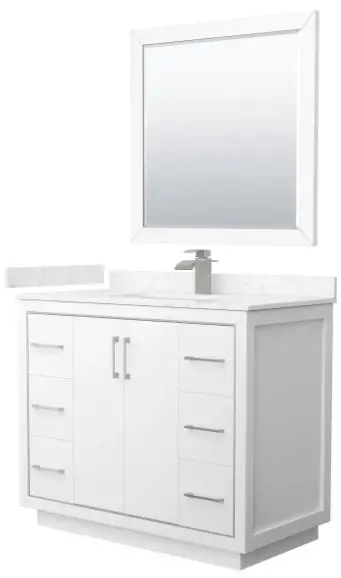 WYNDHAM COLLECTION WC-1111-42-SGL Single Bath Vanity Cabinet