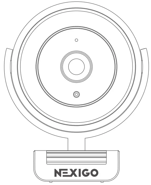 NEXIGO N660E1080p Webcam With Ring Light