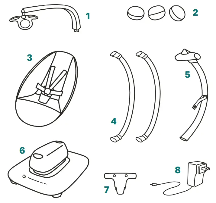 4moms Mamaroo Multi Motion Baby Swing