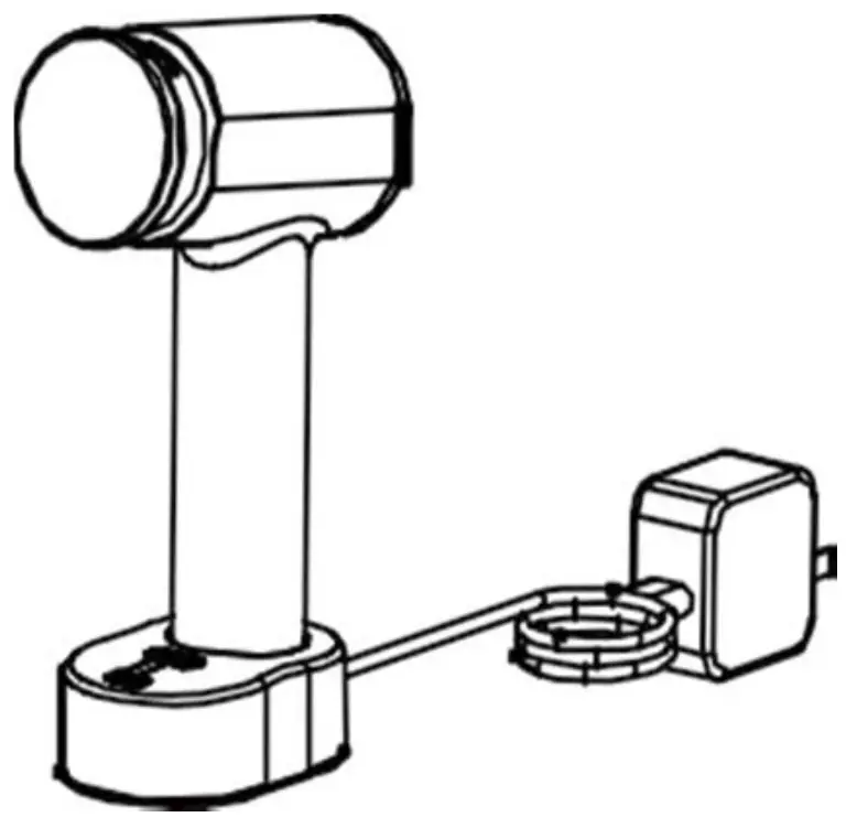 Electronic Technology YML320S Wireless Rechargeable Electric Cleaning Brush Charge It