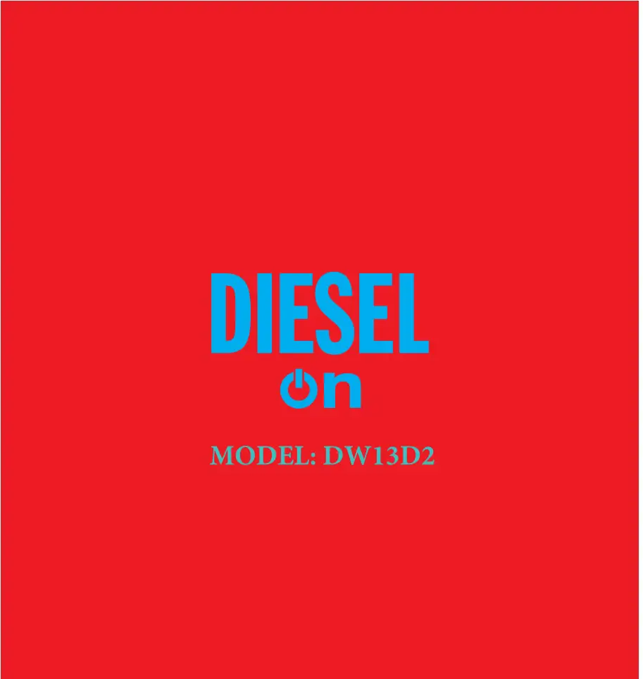 DIESEL DW13D2 Smartwatch User Manual