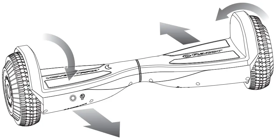 Razor Black Label Hovertrax Smart Balancing Electric Scooter - FIGURE 1