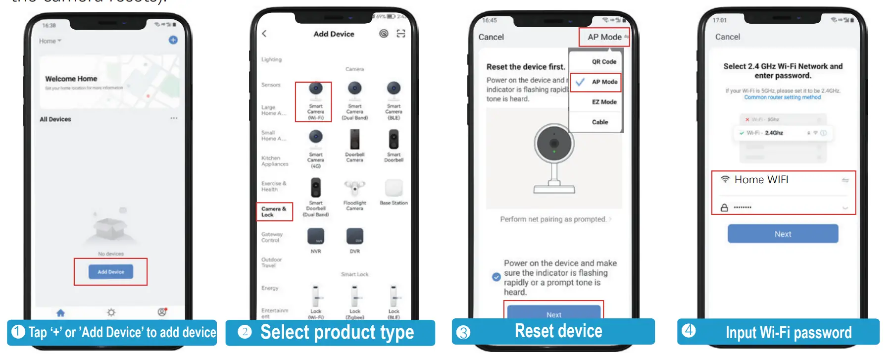 Smart Life App Setup Interface