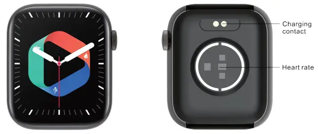 XUWEICN P45 HD Full Touch Screen Smartwatch - fig 1