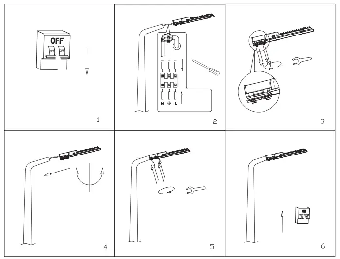 V-TAC-VT-Series-LED-Street-Light-FIG-3