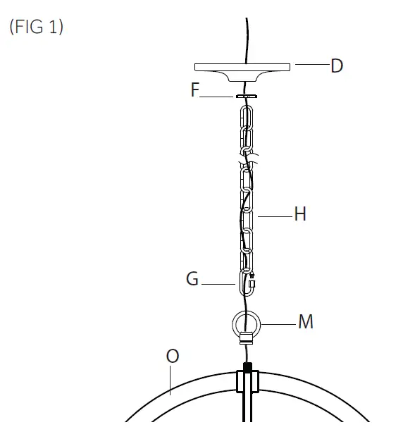 SIGNATURE HARDWARE CARDELLA 479849 Pendant 2