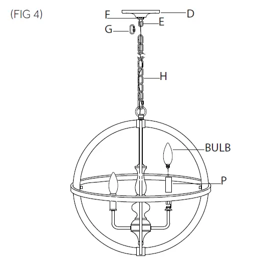 SIGNATURE HARDWARE CARDELLA 479849 Pendant 6