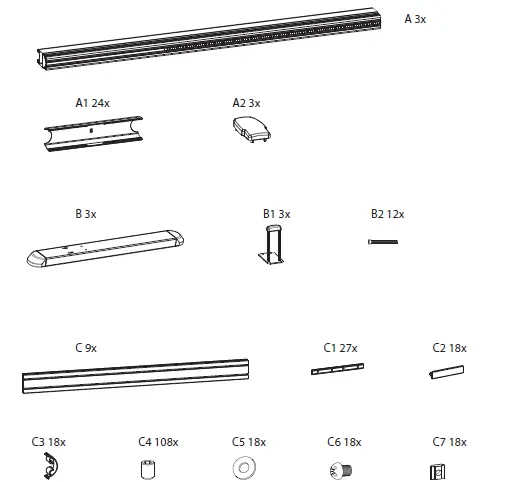 SECOMP-AG HA-VET-3x3-Landscape-Video-Wall-Trolley-01